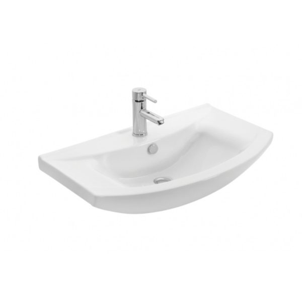 Viva SZQUARE 65 lábon álló fürdőszobabútor Sanovit ZENON 6065 porcelán mosdóval 65 x 47 cm - Image 3