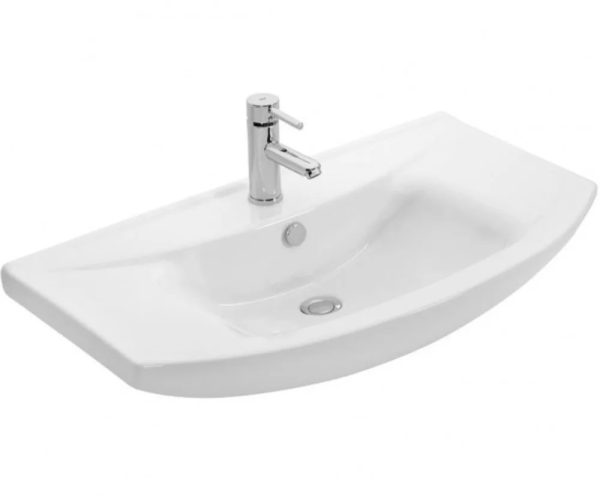Viva SZQUARE 75 lábon álló fürdőszobabútor Sanovit ZENON 6075 porcelán mosdóval 75 x 49,8 cm - Image 5