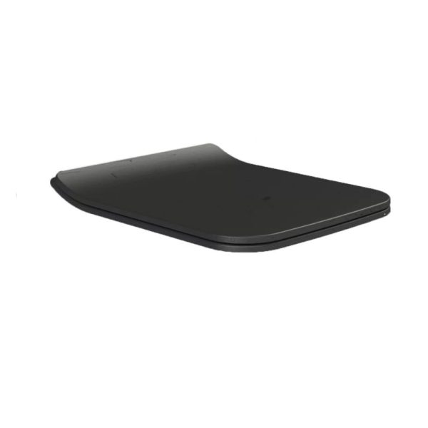 CeraStyle IBIZA / HERA WC ülőke - MATT FEKETE - duroplast - lecsapódásgátlós - könnyen levehető - SC00101S50502931