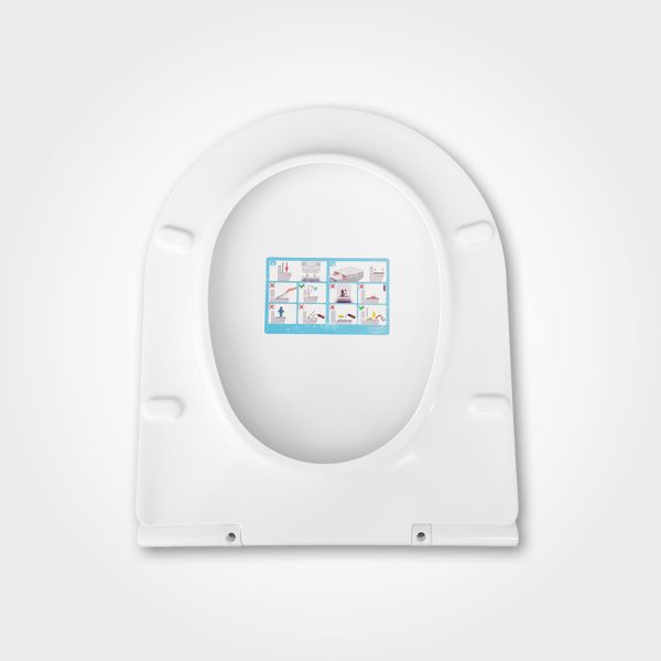 CeraStyle CITY / BELLA SLIM WC ülőke - duroplast -lecsapódásgátlós -könnyen levehető klikk rendszerű - SC00501S50003012 - Image 3
