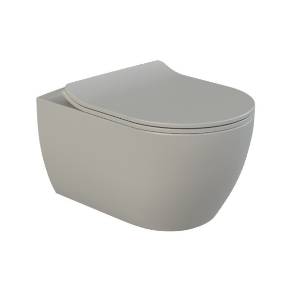 CeraStyle CITY SLIM WC ülőke - MATT SZÜRKE - duroplast - lecsapódásgátlós - könnyen levehető - Image 2