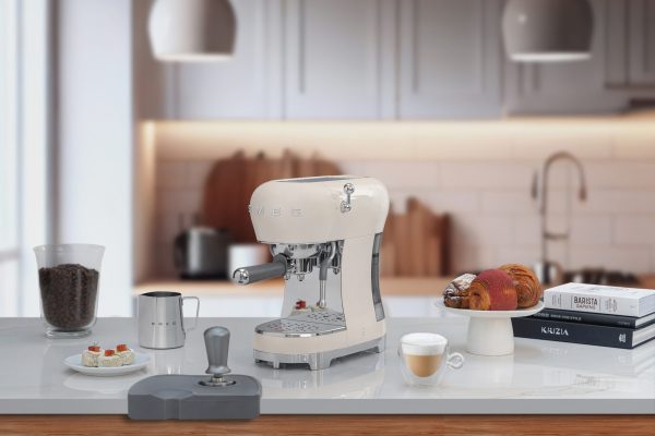 SMEG ESPRESSO KÁVÉFŐZŐ, retro, bézs - Image 5