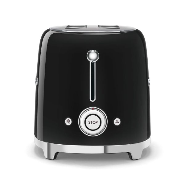 SMEG KENYÉRPIRÍTÓ, retro, 2 szeletes, fekete - Image 3