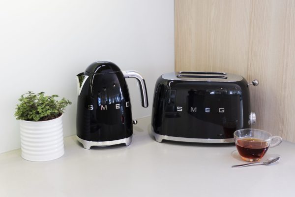 SMEG KENYÉRPIRÍTÓ, retro, 2 szeletes, fekete - Image 6