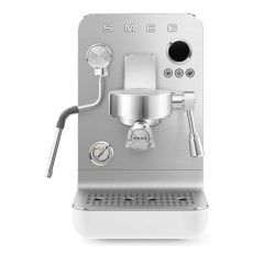 SMEG KOMBINÁLT ESPRESSO KÁVÉFŐZŐ, retro, matt fehér - EMC02WHMEU