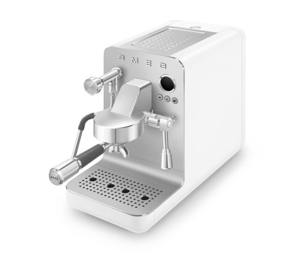 SMEG KOMBINÁLT ESPRESSO KÁVÉFŐZŐ, retro, matt fehér - EMC02WHMEU - Image 2