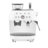 SMEG ŐRLŐVEL KOMBINÁLT ESPRESSO KÁVÉFŐZŐ, fehér
