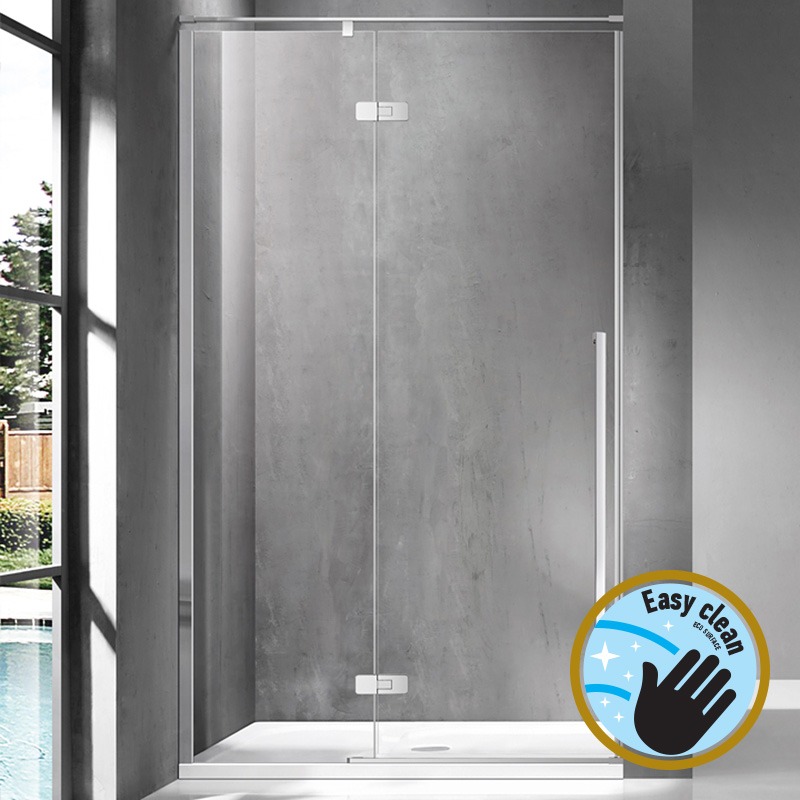 Wellis Sorrento Easy Clean nyíló zuhanyajtó fallal