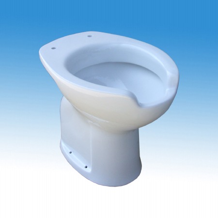 TH420I Porcelán WC-kagyló mozgáskorlátozott felhasználók részére, magasított, padlón álló, alsó kifolyással