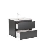 Vario Forte 60 alsó szekrény mosdóval antracit-antracit színben - Vario005 - Image 5