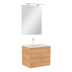 Vario Forte 60 komplett fürdőszoba bútor tölgy-tölgy színben - Vario009-k