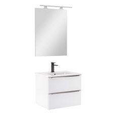 Vario Trim 60 komplett fürdőszoba bútor fehér színben - Vario010-k