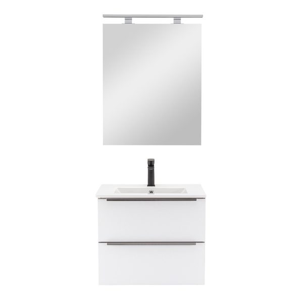 Vario Trim 60 komplett fürdőszoba bútor fehér színben - Vario010-k - Image 4