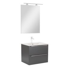Vario Trim 60 komplett fürdőszobabútor antracit-antracit színben - Vario014-k