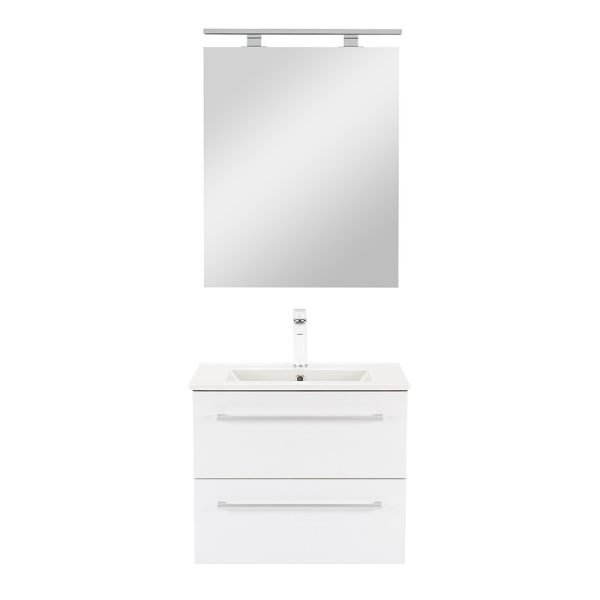 Vario Clam 60 komplett fürdőszobabútor antracit-fehér színben - Vario031-k - Image 4