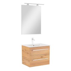 Vario Clam 60 komplett fürdőszoba bútor tölgy-tölgy színben - Vario036-k