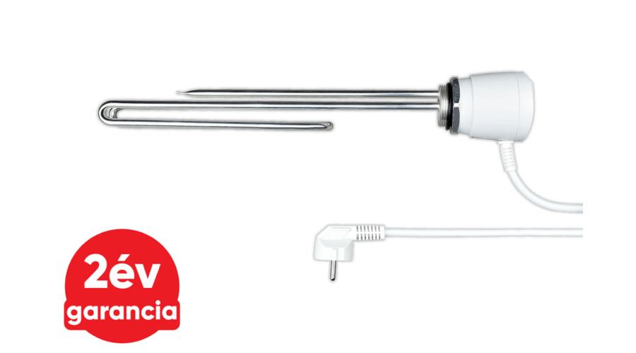 Eliko elektromos fűtőbetét 3 kW, beépített termosztáttal (6/4" - galvanizált)