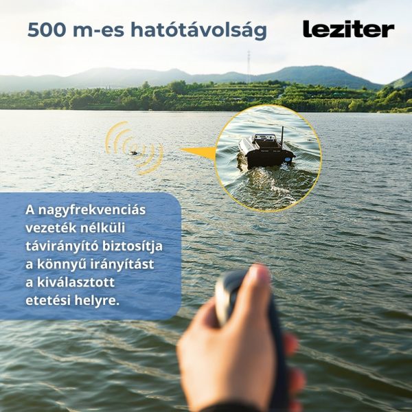 Etetőhajó X1 GPS+4G hátrakidobós terepmintás zöld - X1-HK-TZ-G1 - Image 5