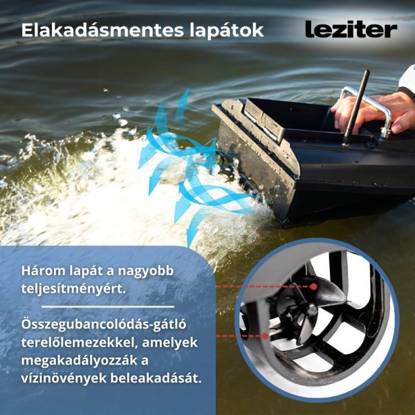 Etetőhajó X1 GPS+4G hátrakidobós terepmintás zöld - X1-HK-TZ-G1 - Image 6
