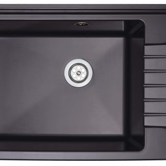 Deante ZYT_211A falra szerelhető polisztirol ipari mosogató falikút grafit színben