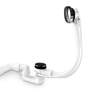 Niwell A55 K automata kádszifon, kádleeresztő és túlfolyó szifonnal