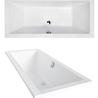 Besco Quadro egyenes akril fürdőkád 175x80 - WAQ-175-PK