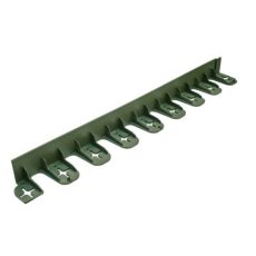 Ágyásszegély zöld 45mm magas műanyag 80cm