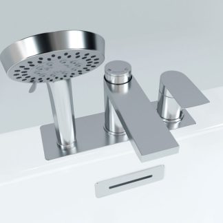 Niwell Ara 3 részes kádperemre szerelhető csaptelep - NVCS-SKARA