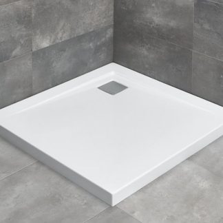 Radaway Argos C szögletes akril lapos zuhanytálca + szifon!