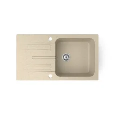H2 Asparo homok csepptálcás gránit mosogatótálca 775x435x170 mm