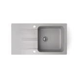H2 Asparo szürke csepptálcás gránit mosogatótálca 775x435x170 mm