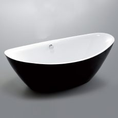 Wellis Arezzo Black egyenes térben álló akril fürdőkád 180 x 87 x 65 - Image 4