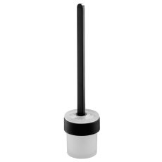 Bisk FUTURA BLACK 02958 wc kefe szett, üveg tartóval