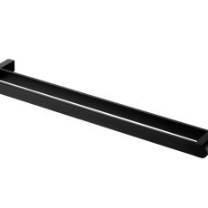 Bisk FUTURA BLACK 02967 fekete dupla fix törölközőtartó 610 mm