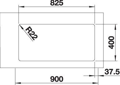 Blanco ANDANO 400/400-U rozsdamentes két medencés mosogató munkalap alá 86,5 x 44 x 19 cm InFino® szűrőkosár – 522987 - Image 4