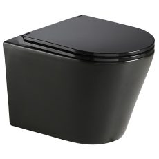 Wellis Clement Black Rimless fekete fali WC csésze WF00070 - perem nélküli kialakítás