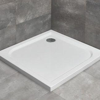 Radaway Delos C szögletes akril lapos zuhanytálca + szifon!