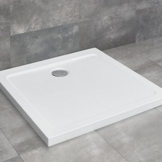 Radaway Doros C szögletes akril lapos zuhanytálca + szifon!