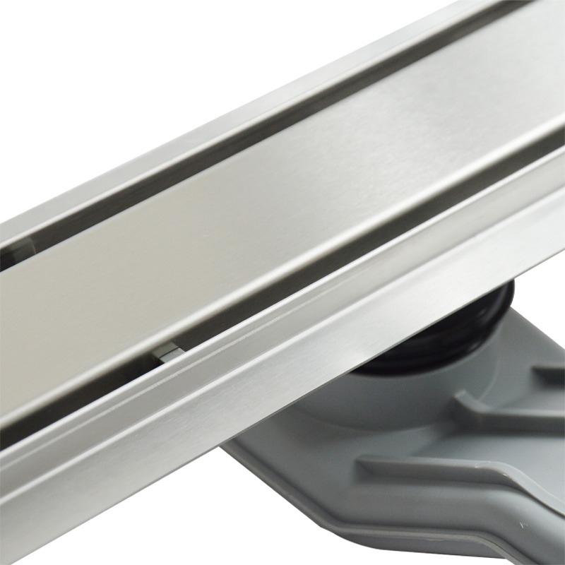 Wellis W-Drain rozsdamentes acél zuhanyfolyóka Flat ráccsal