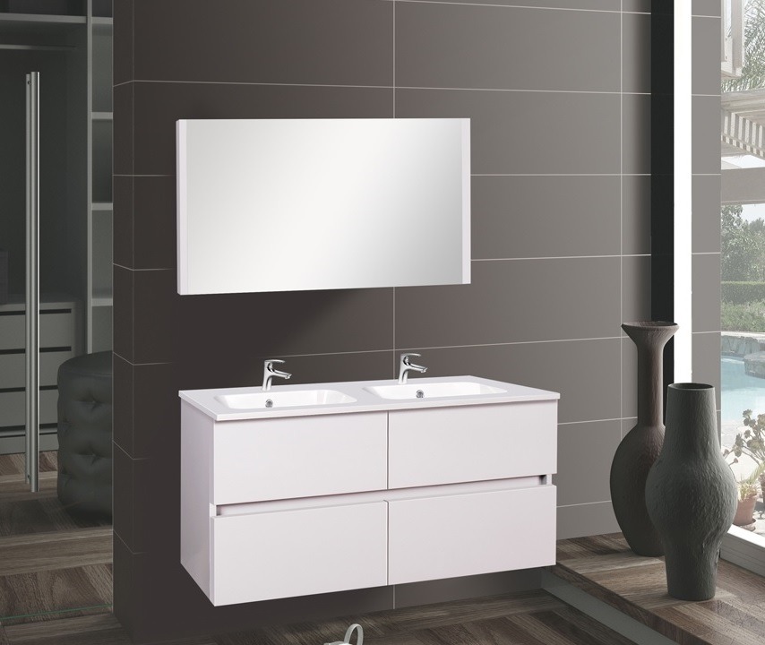 Wellis Elois White 120 fürdőszobaszekrény szett EloW120
