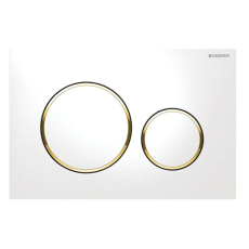 Geberit Sigma20 fehér/aranyozott/fehér nyomólap 115.882.KK.1