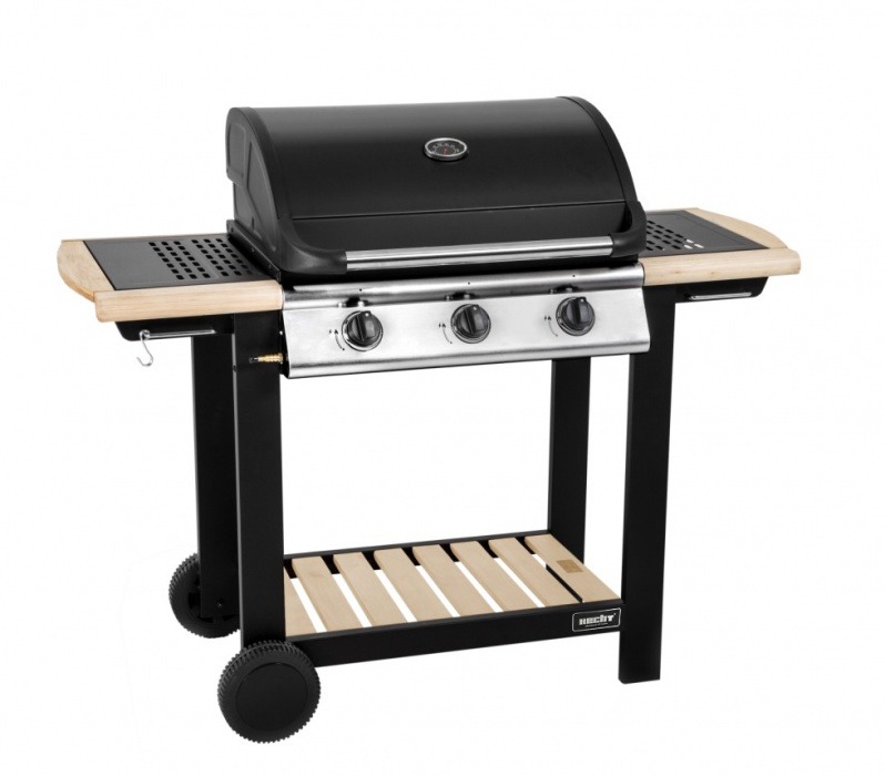 Hecht Firewood 3 kerti gázüzemű grill 3 égővel