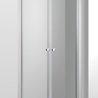 Aqualife HX-109 T 2 nyíló zuhanyajtó átlátszó biztonsági üveggel