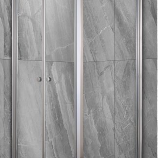 Aqualife HX Vario2 matt biztonsági üveges, szögletes, nyílóajtós zuhanykabin