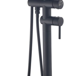 Besco Illusion II térben álló kádtöltő csaptelep matt fekete - BW-III-CZ