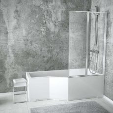 Besco Integra aszimmetrikus akril fürdőkád 150×75/56 cm – jobbos – WAI-150-PP - Image 7