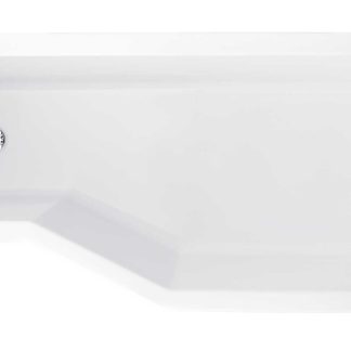 Besco Integra aszimmetrikus akril fürdőkád 150×75/56 cm – jobbos – WAI-150-PP
