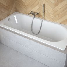 Besco Intrica Slim egyenes akril fürdőkád 150 x 75 cm - WAIN-150-SL