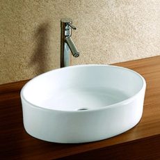 Sanotechnik K305 pultra építhető mosdó - síklapos