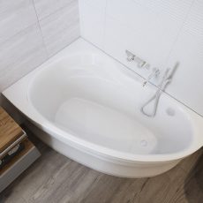H2O Kitty aszimmetrikus akril fürdőkád